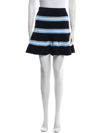 Tanya Taylor Striped Mini Skirt