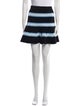Tanya Taylor Striped Mini Skirt