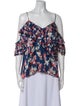 Tanya Taylor Silk Floral Print Blouse