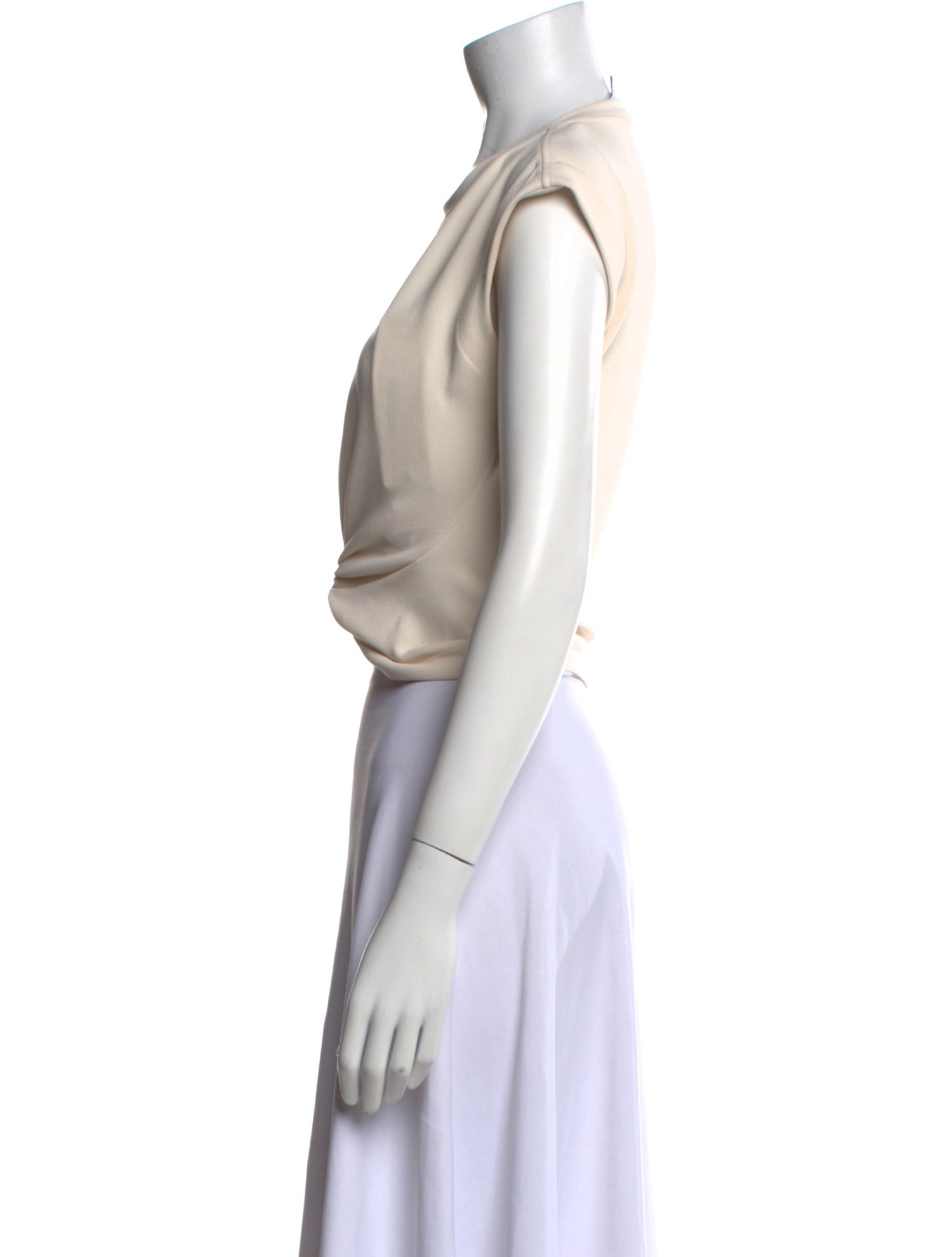 Tanya Taylor Crew Neck Short Sleeve Crop Top