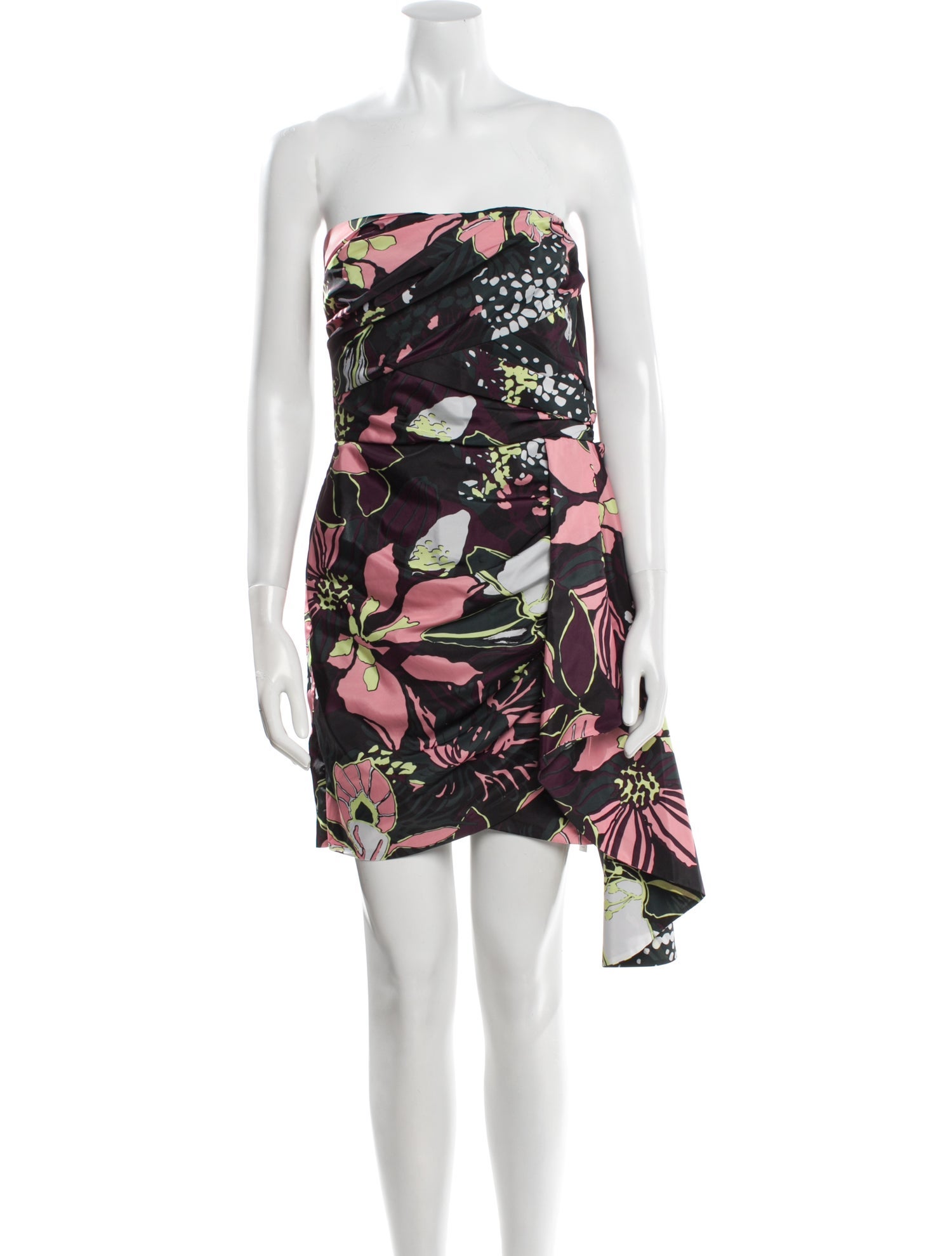 Tanya Taylor Floral Print Mini Dress