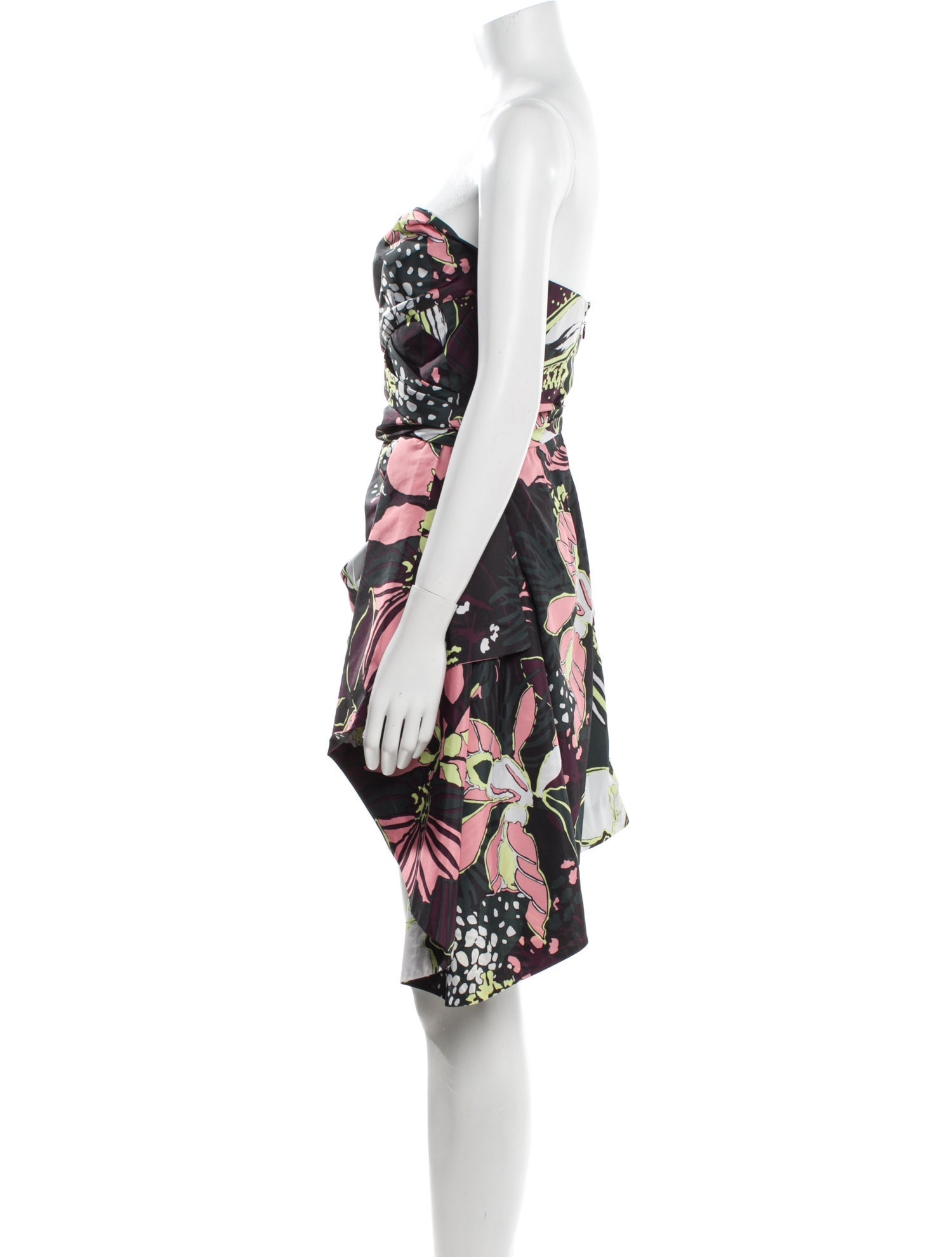 Tanya Taylor Floral Print Mini Dress