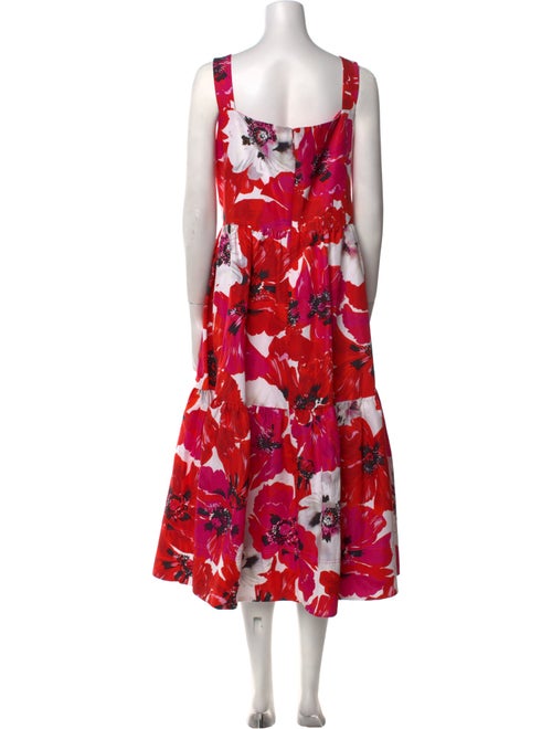 Tanya Taylor Floral Print Long Dress