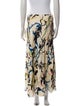 Tanya Taylor Printed Midi Length Skirt