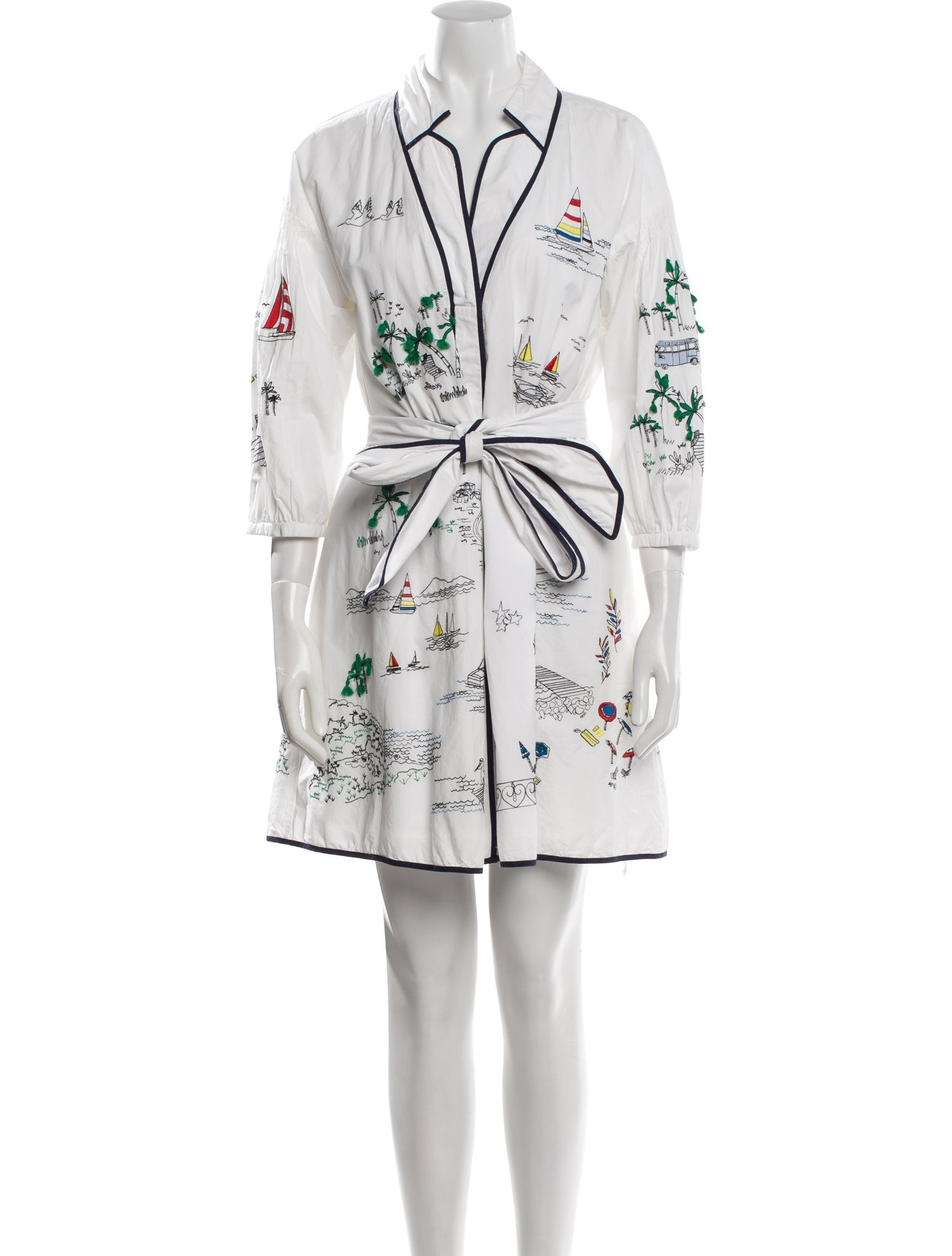 Tanya Taylor Printed Mini Dress