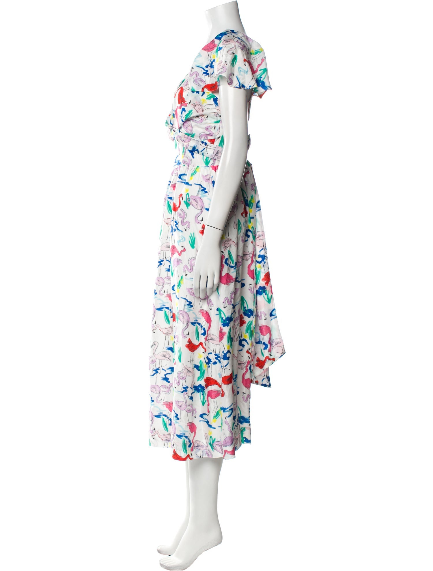 Tanya Taylor Silk Midi Length Dress w/ Tags