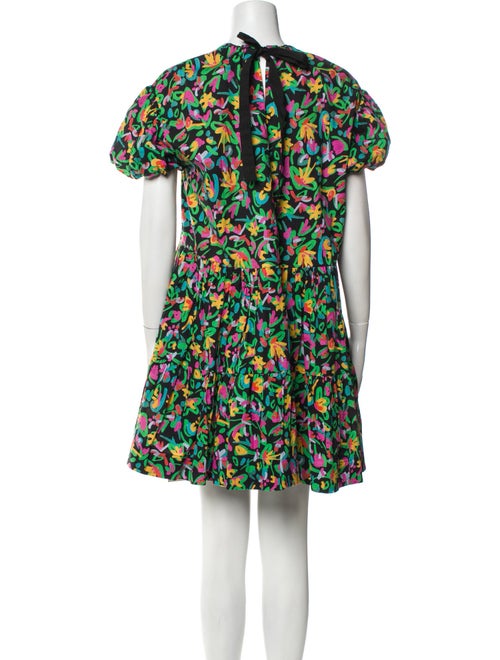 Tanya Taylor Floral Print Mini Dress