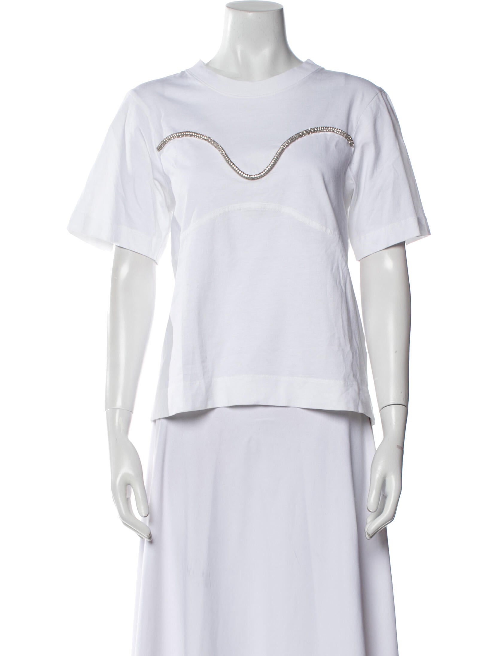 Tanya Taylor Crew Neck Short Sleeve T-Shirt