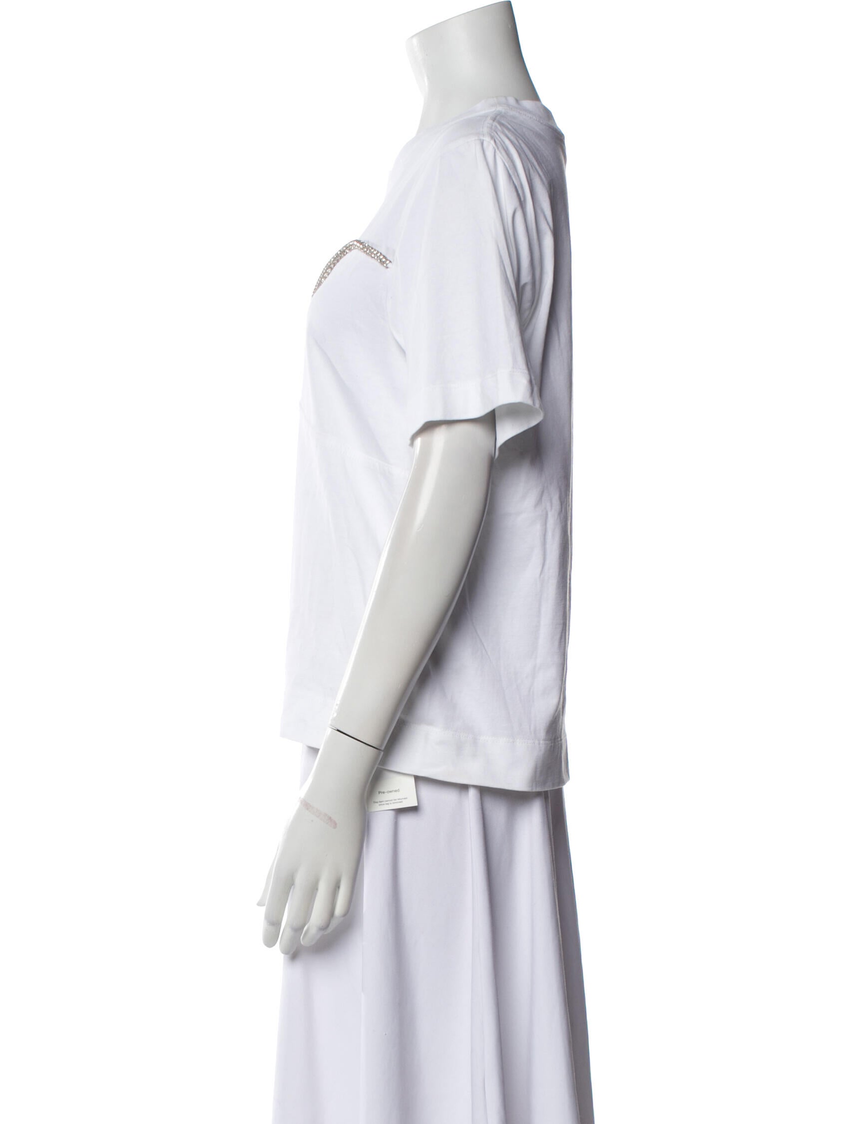 Tanya Taylor Crew Neck Short Sleeve T-Shirt