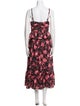 Tanya Taylor Floral Print Long Dress