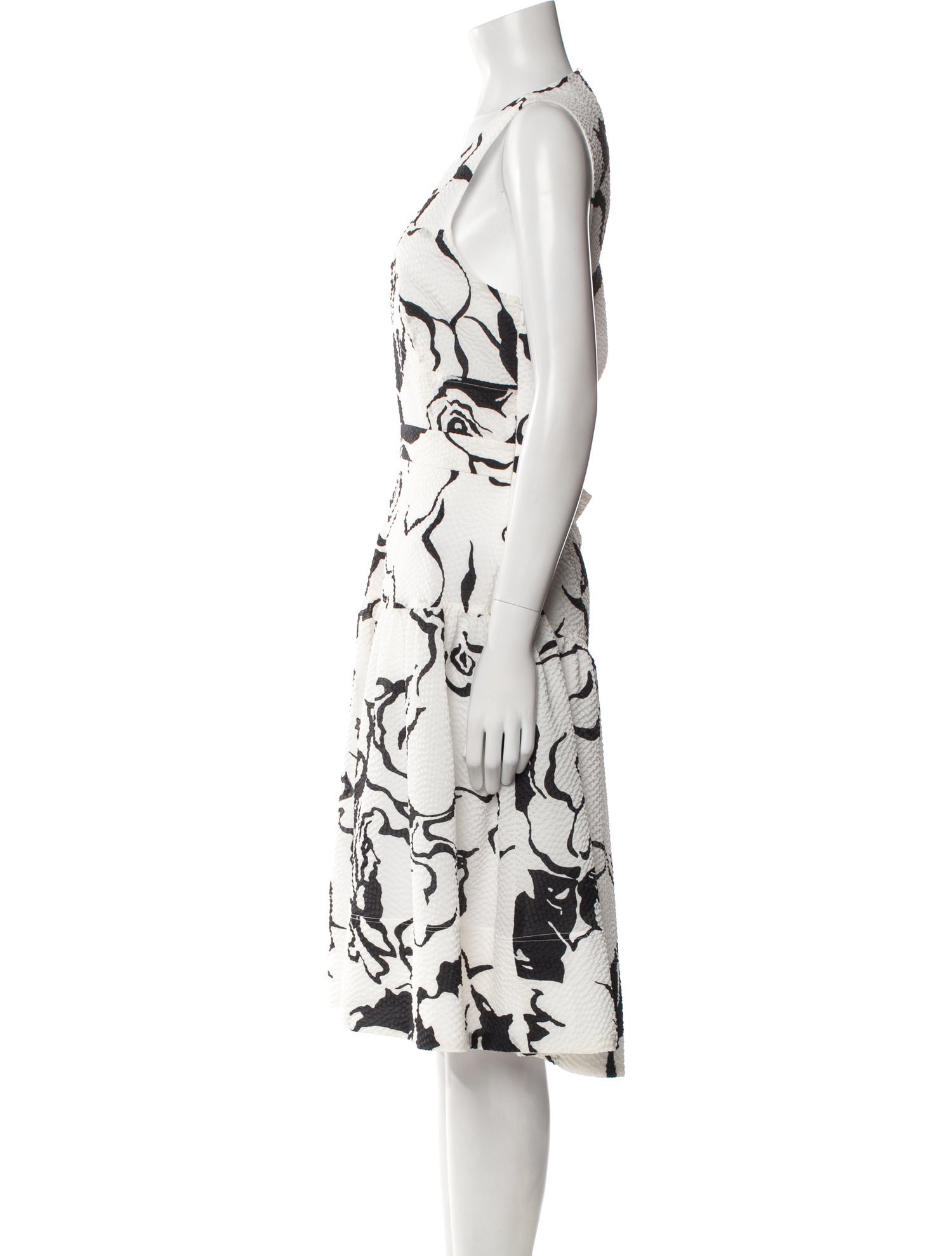 Tanya Taylor Printed Midi Length Dress