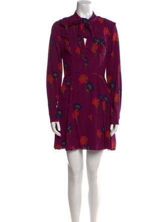 Tanya Taylor Silk Mini Dress