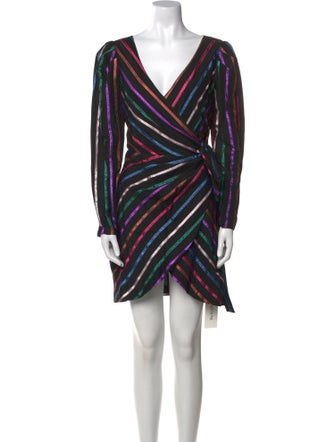 Tanya Taylor Striped Mini Dress