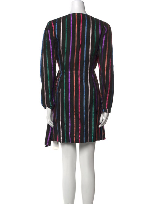 Tanya Taylor Striped Mini Dress