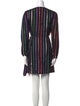 Tanya Taylor Striped Mini Dress
