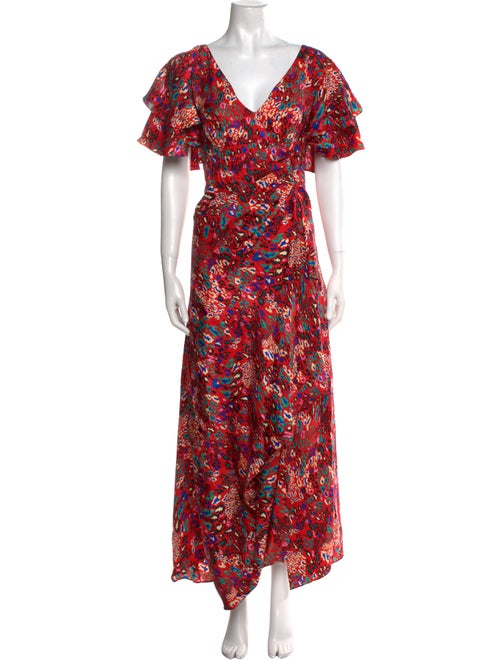 Tanya Taylor Silk Long Dress