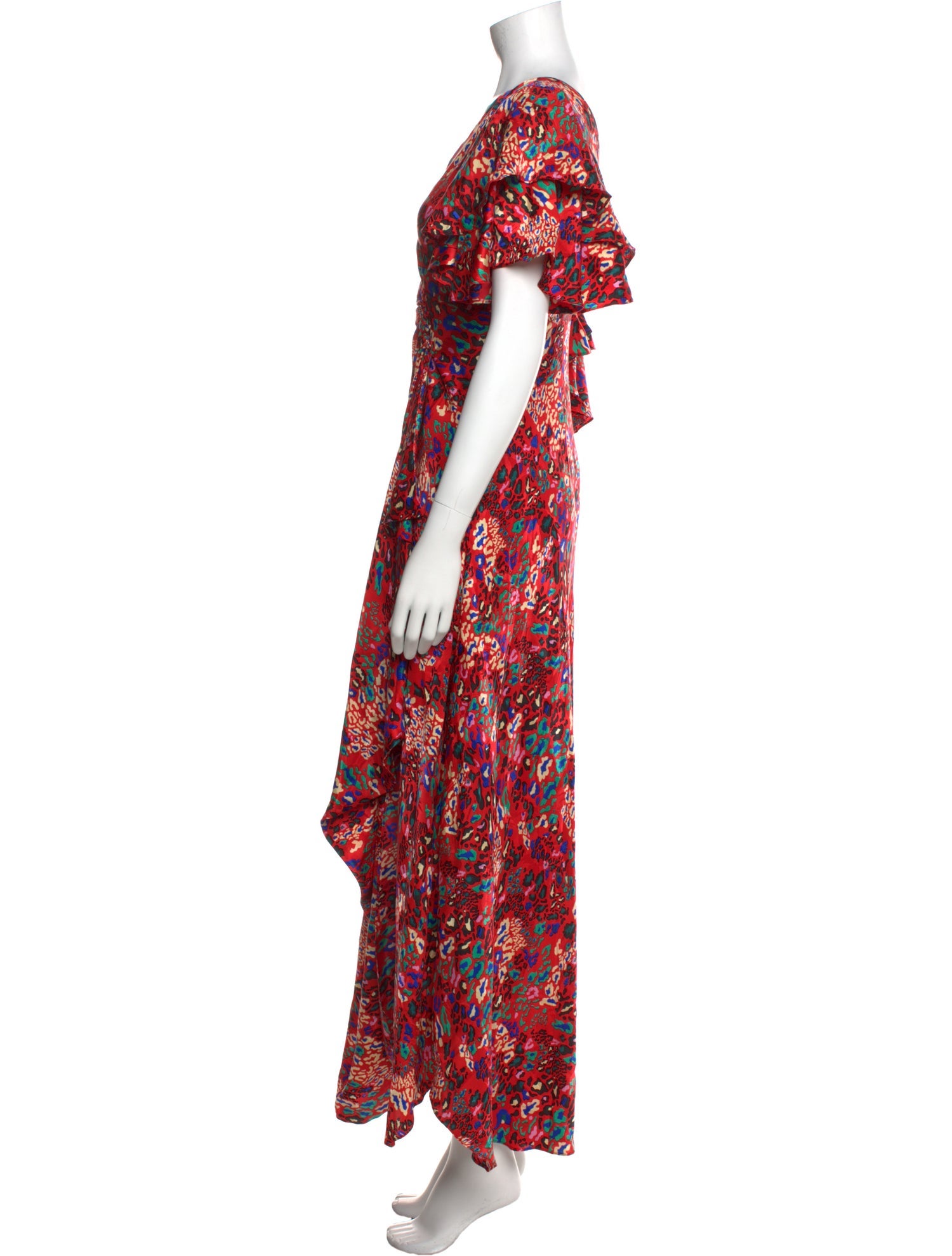 Tanya Taylor Silk Long Dress