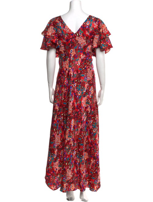 Tanya Taylor Silk Long Dress
