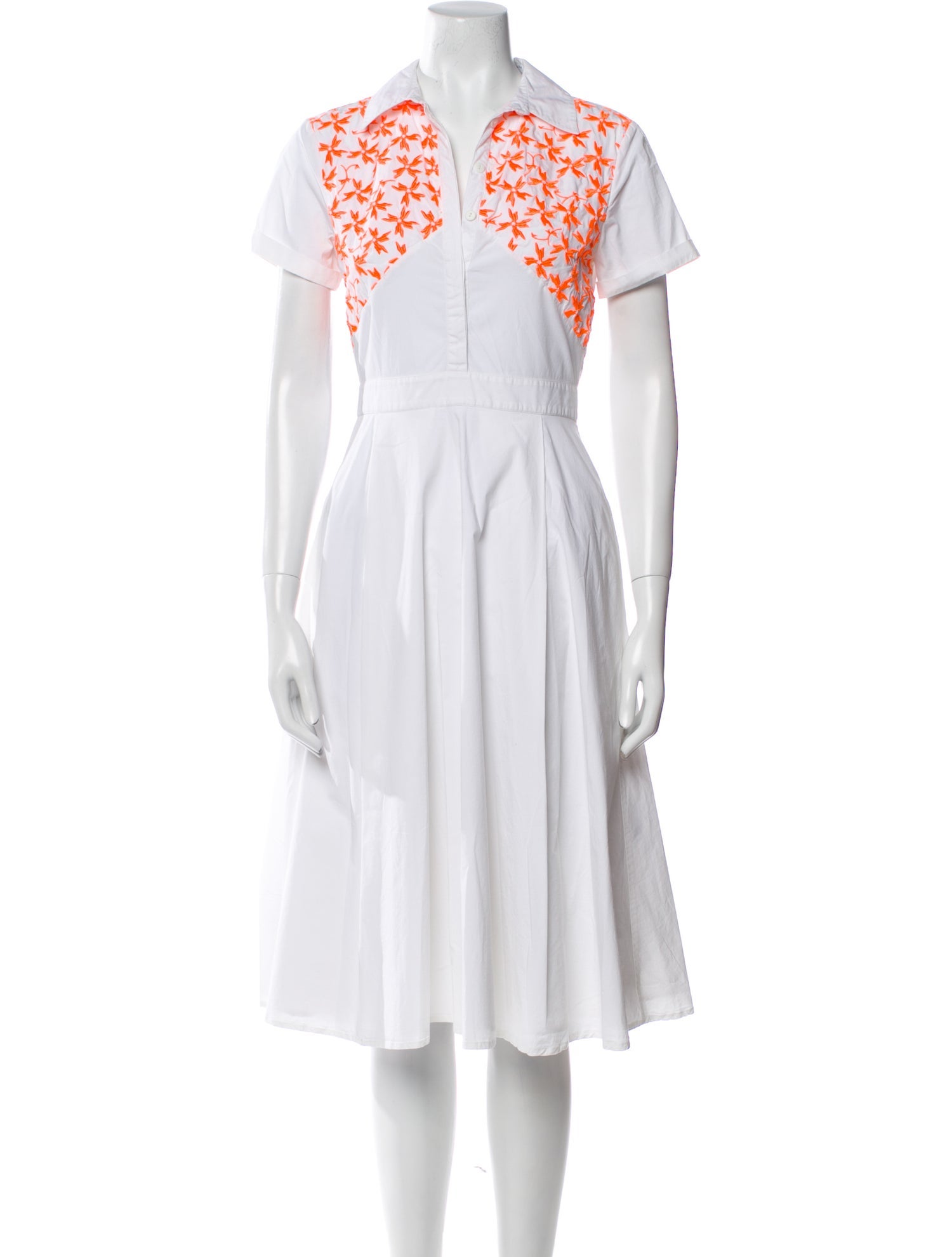 Tanya Taylor Graphic Print Knee-Length Dress