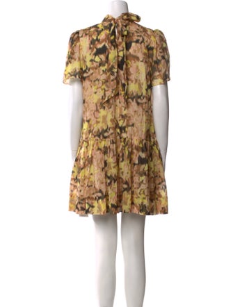 Tanya Taylor Printed Mini Dress