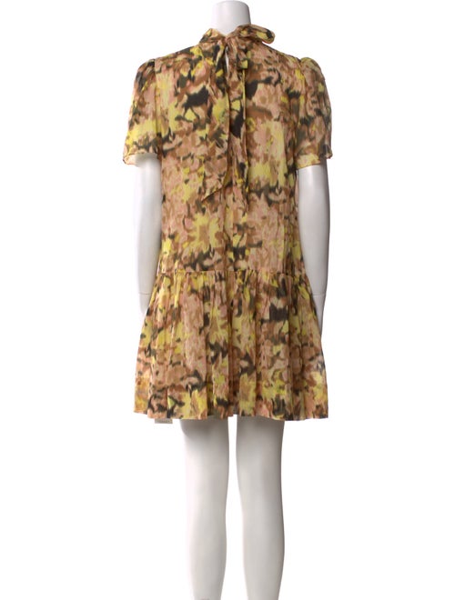 Tanya Taylor Printed Mini Dress