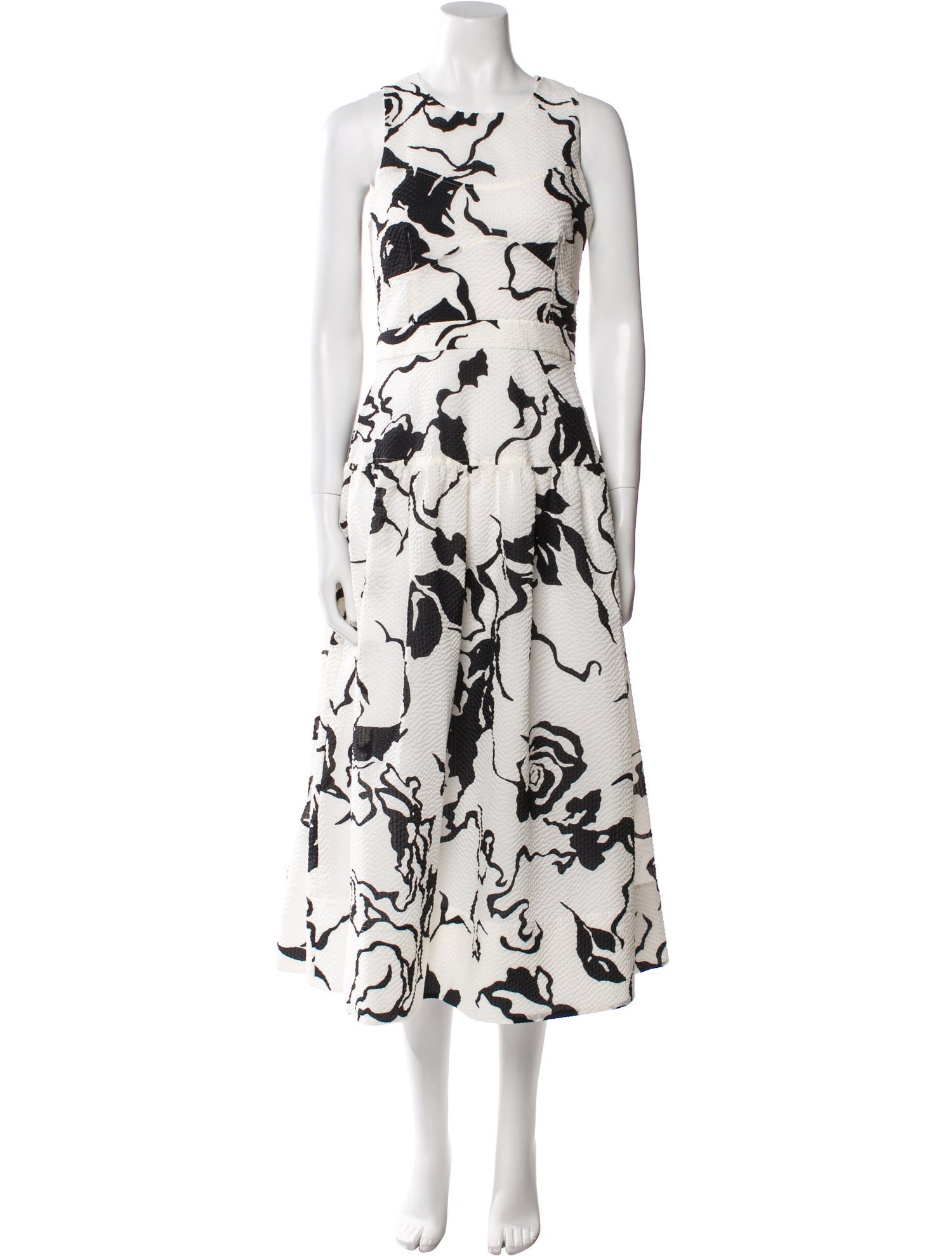 Tanya Taylor Floral Print Long Dress
