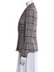Tanya Taylor Plaid Print Blazer