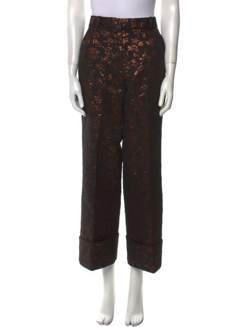 Tanya Taylor Printed Wide Leg Pants