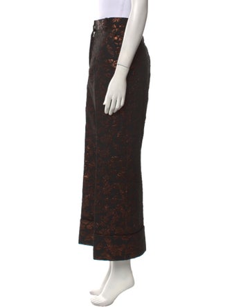 Tanya Taylor Printed Wide Leg Pants