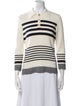 Tanya Taylor Striped Mock Neck Sweater
