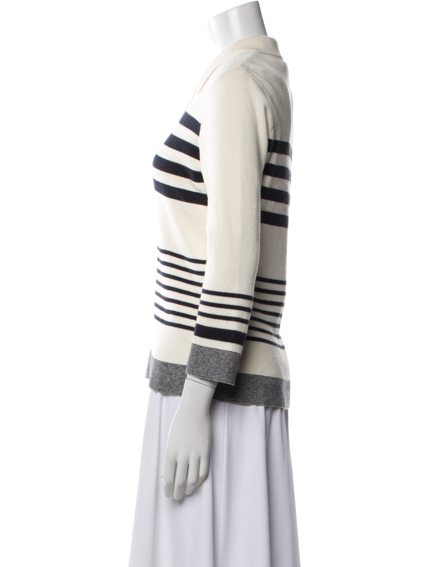 Tanya Taylor Striped Mock Neck Sweater