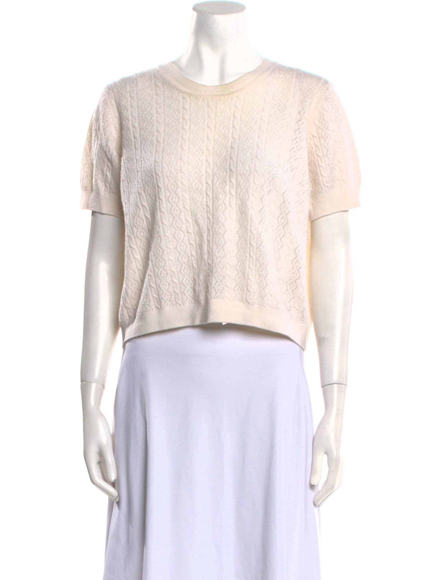 Tanya Taylor Merino Wool Crew Neck Sweater