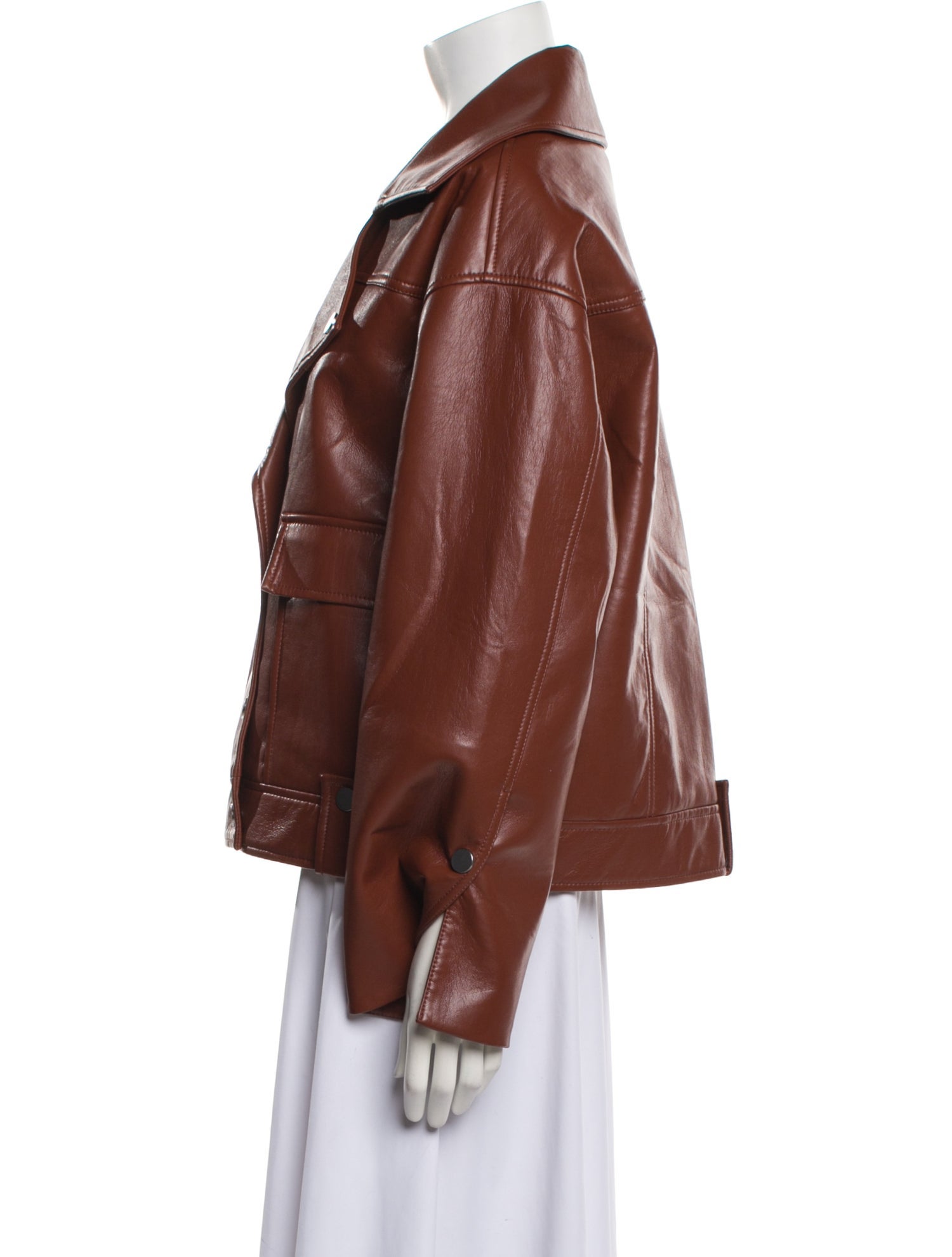 Tanya Taylor Leather Biker Jacket