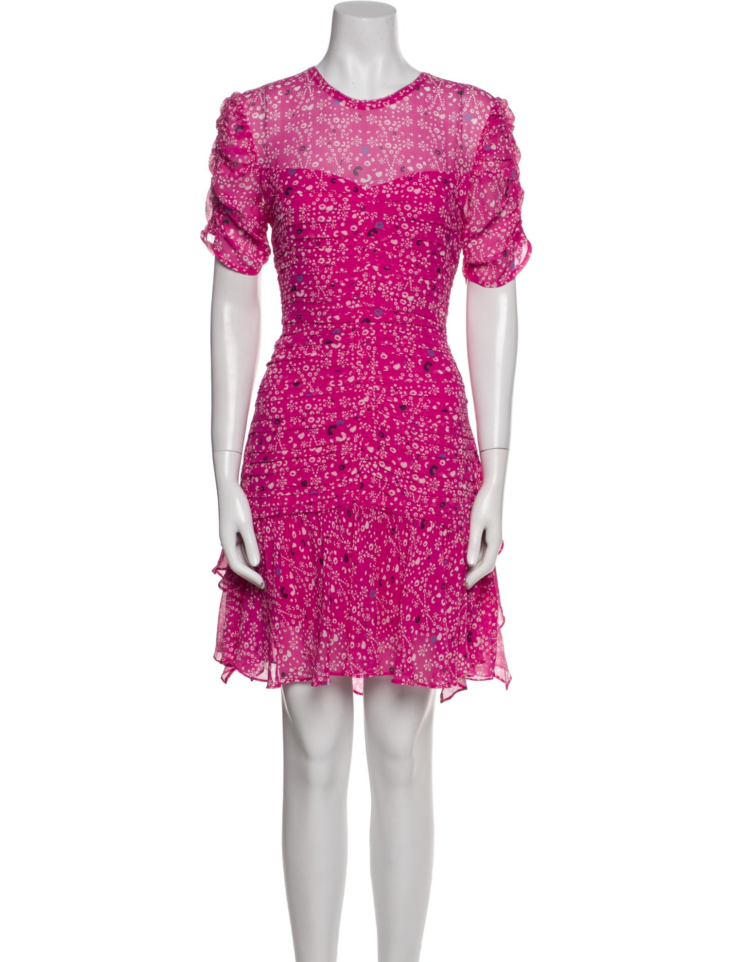 Tanya Taylor Silk Mini Dress