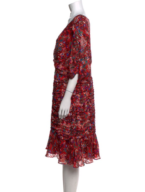 Tanya Taylor Silk Knee-Length Dress