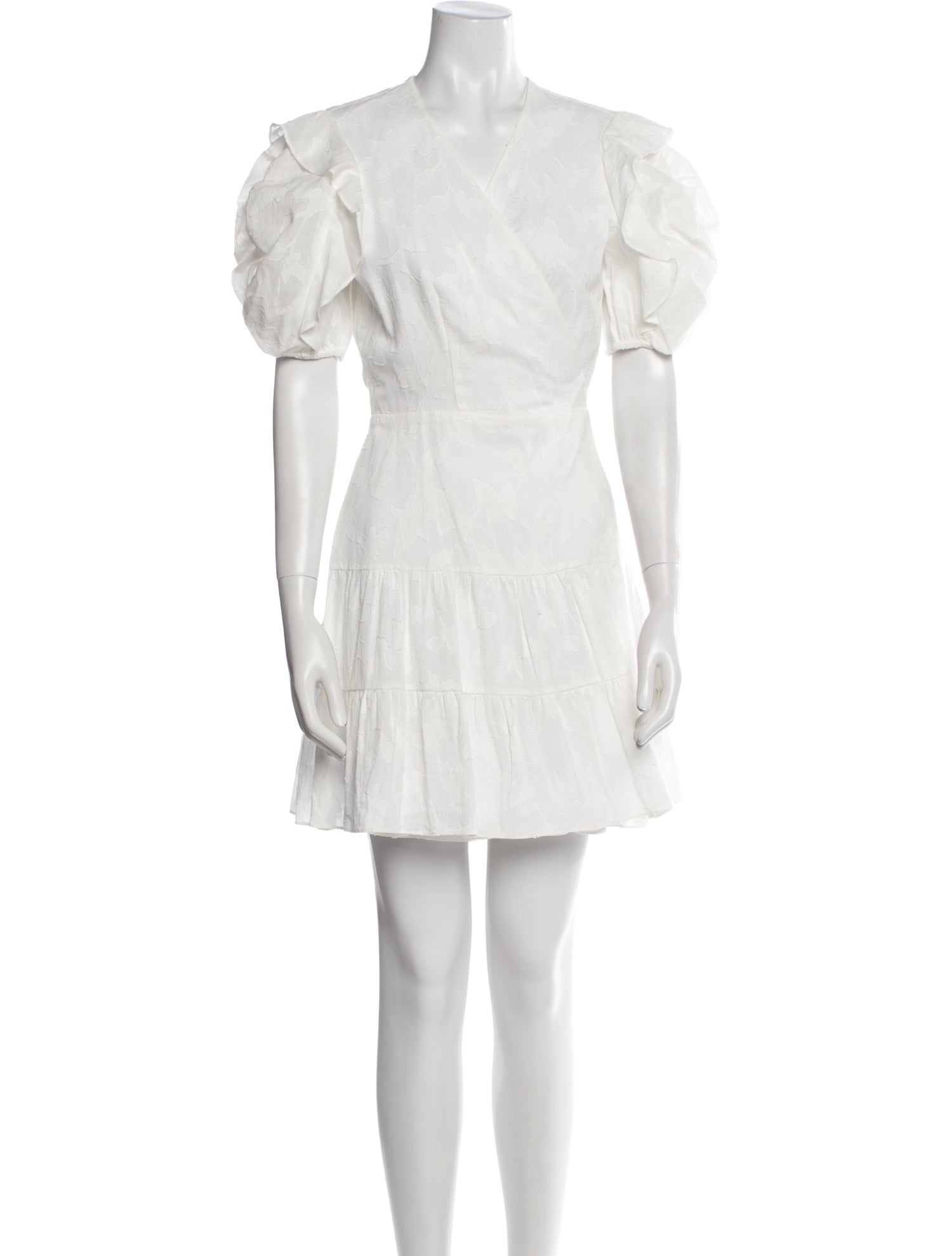 Tanya Taylor V-Neck Mini Dress