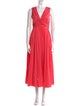 Tanya Taylor V-Neck Long Dress