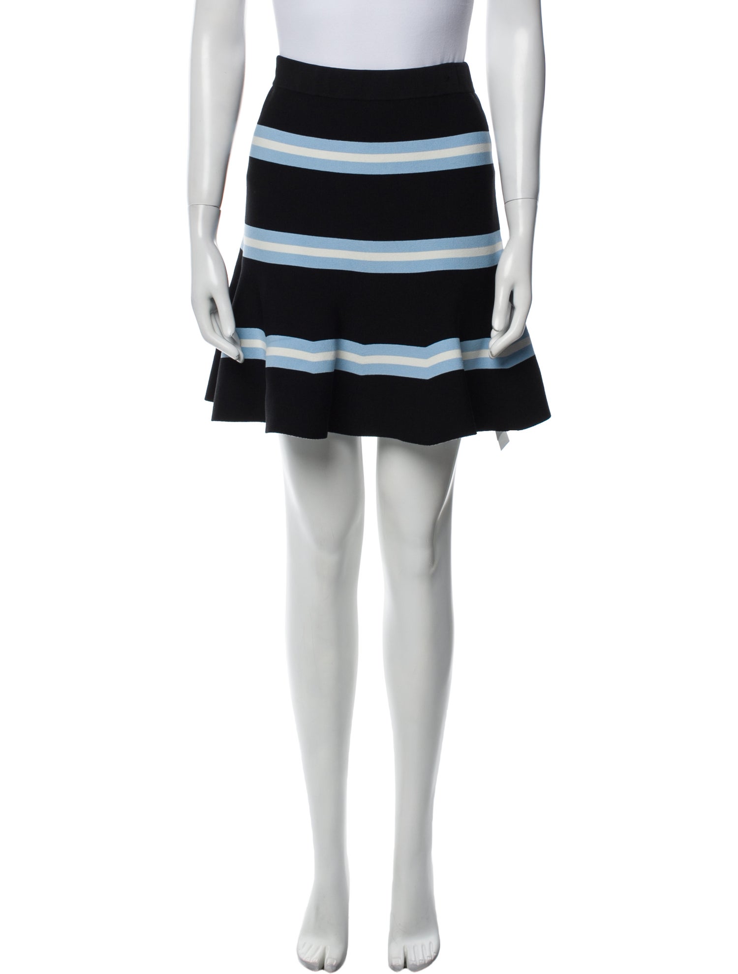 Tanya Taylor Striped Mini Skirt