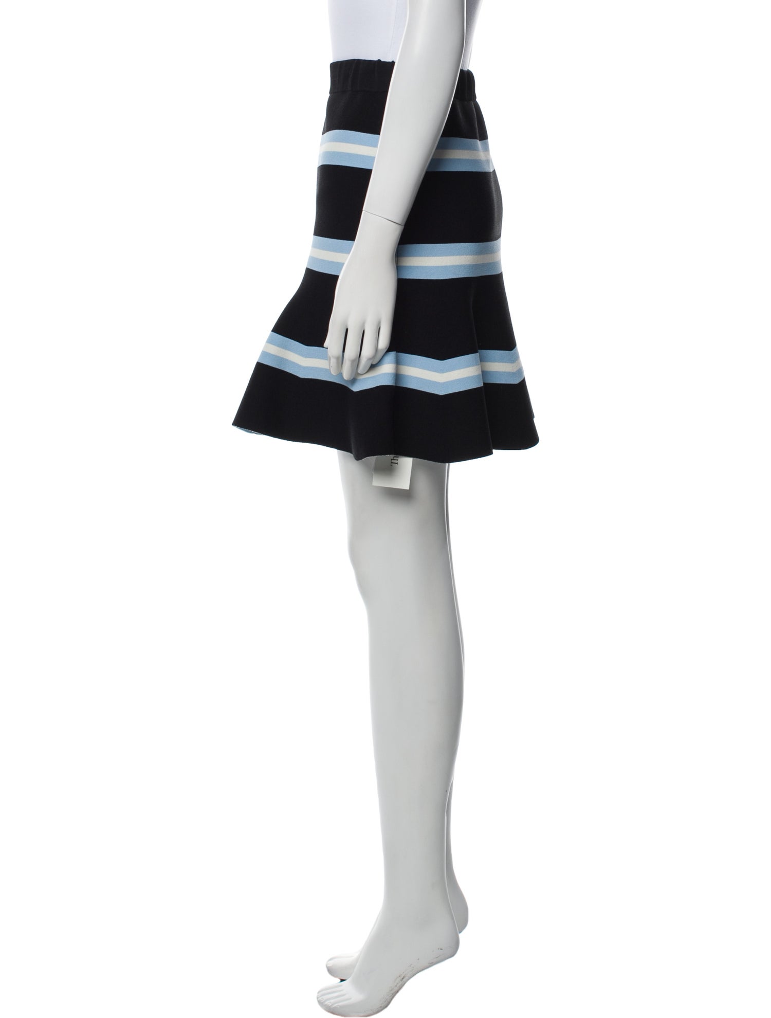 Tanya Taylor Striped Mini Skirt