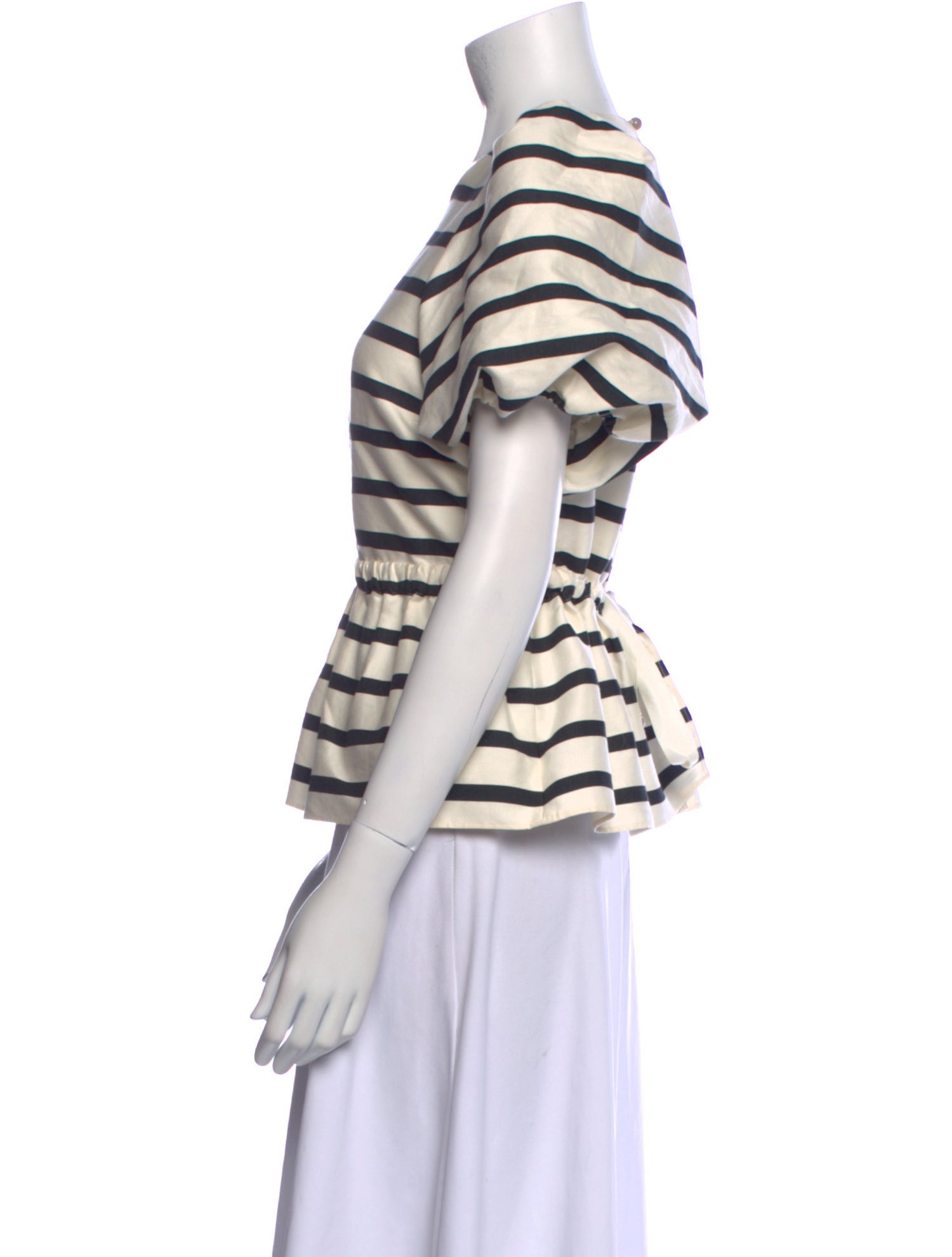 Tanya Taylor Striped Crew Neck T-Shirt