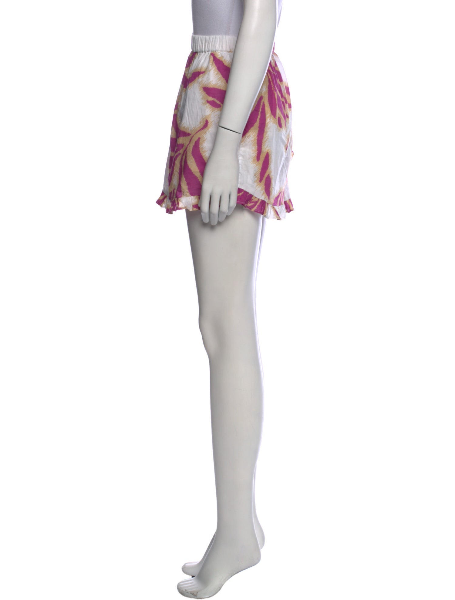 Tanya Taylor Printed Mini Shorts