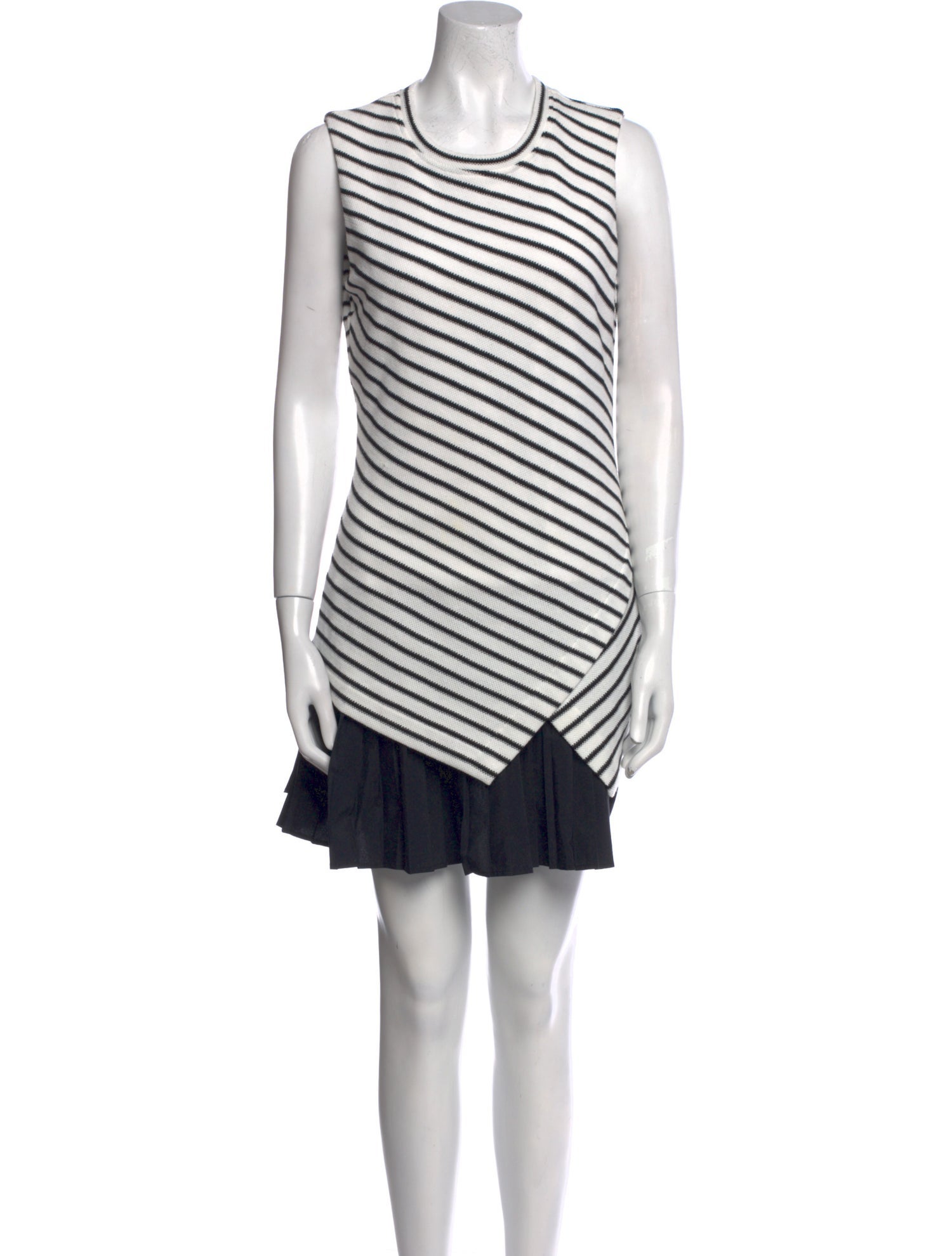 Tanya Taylor Striped Mini Dress