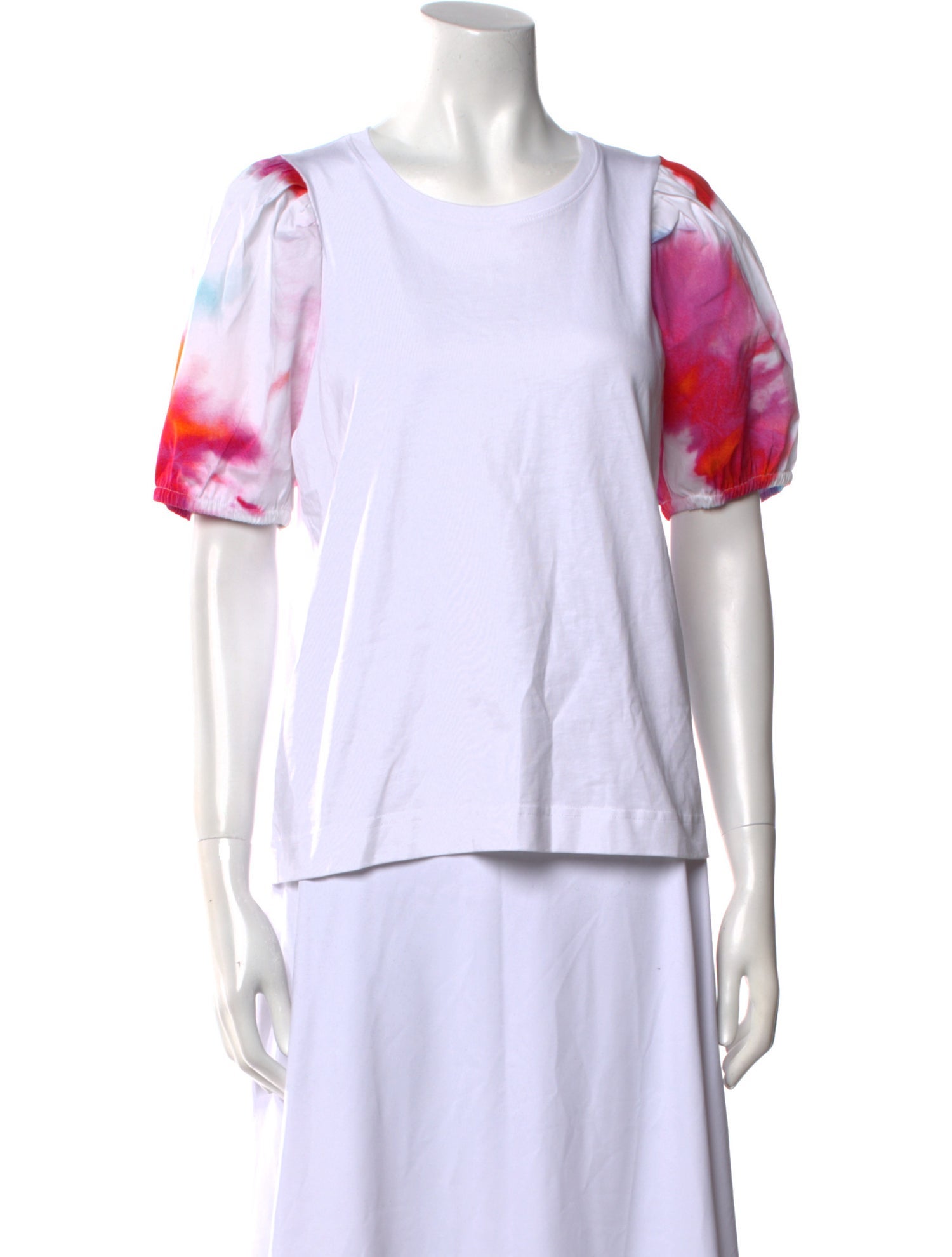 Tanya Taylor Printed Scoop Neck T-Shirt w/ Tags