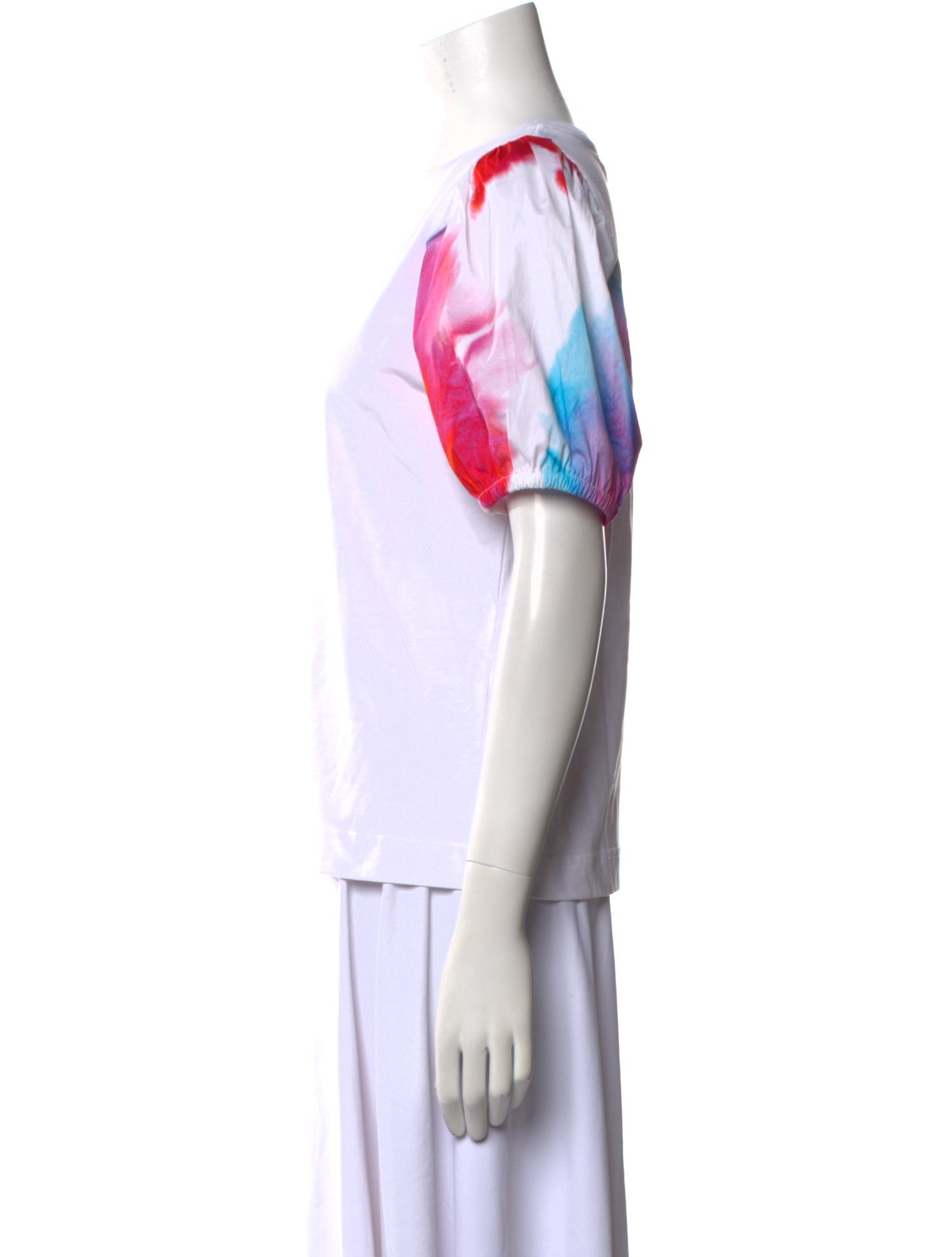 Tanya Taylor Printed Scoop Neck T-Shirt w/ Tags