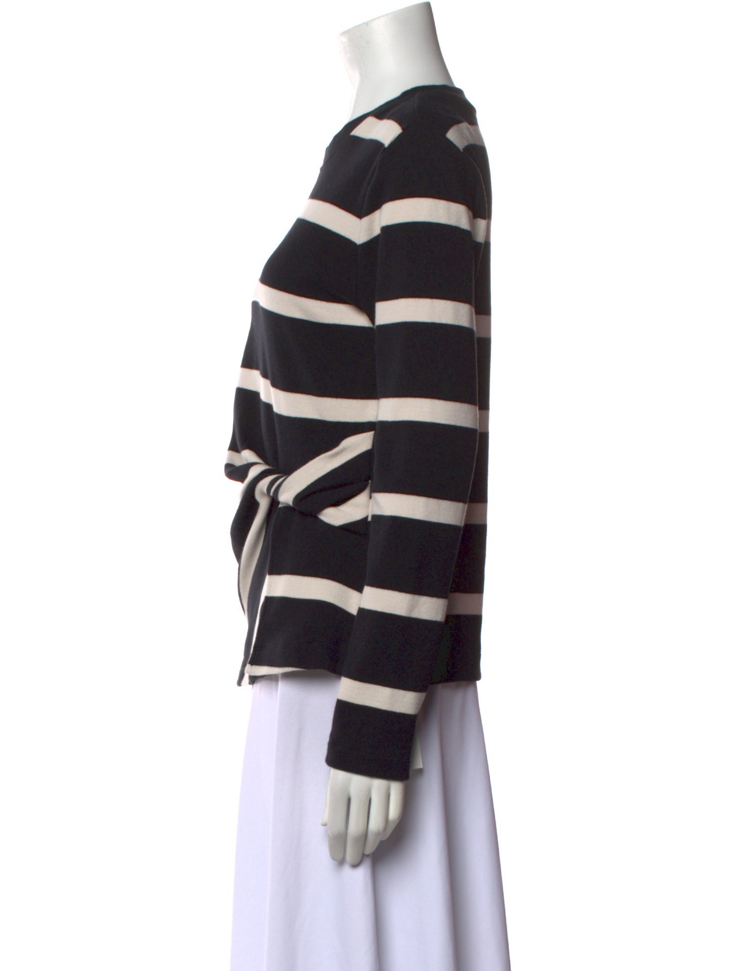 Tanya Taylor Striped Crew Neck Top