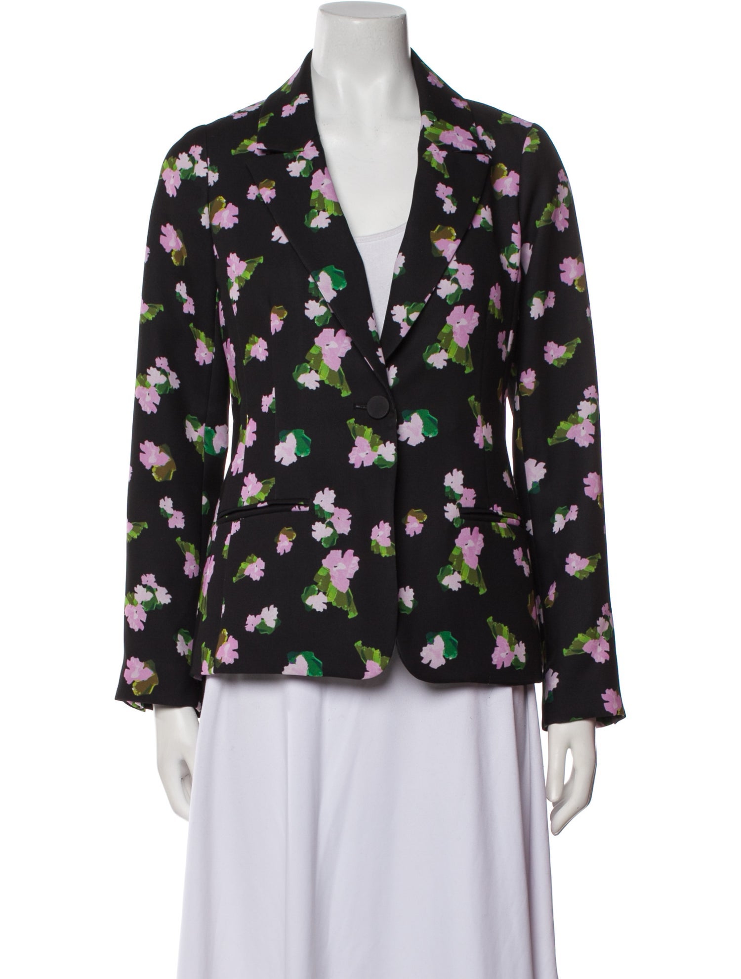 Tanya Taylor Floral Print Blazer