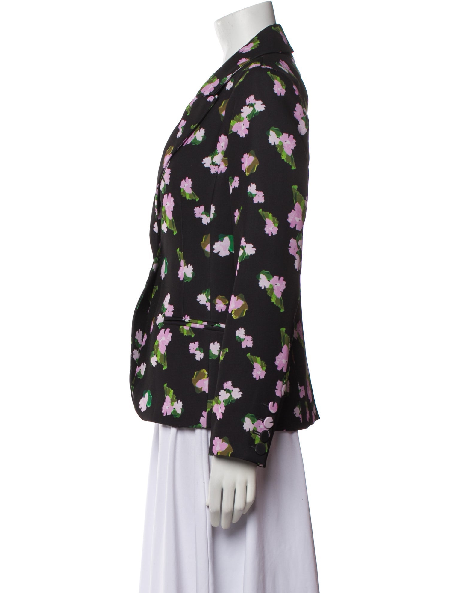 Tanya Taylor Floral Print Blazer