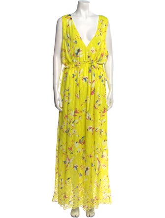 Tanya Taylor Silk Long Dress