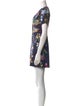 Tanya Taylor Floral Print Mini Dress