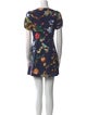 Tanya Taylor Floral Print Mini Dress